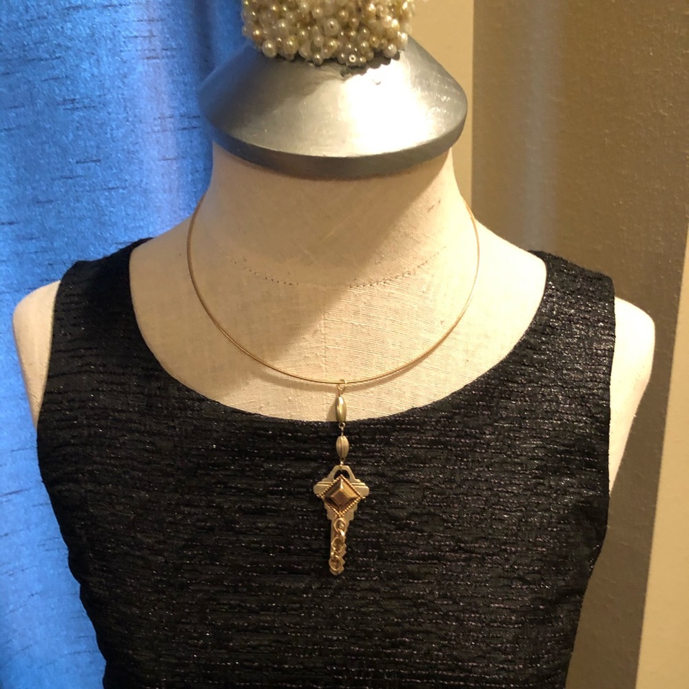 HANDMADE REPURPOSED VINTAGE NECKLACE